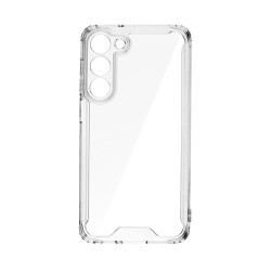 Capa de Silicone com Cantos Rígidos para Samsung Galaxy S23 Plus Transparente Capa de Silicone com Cantos Rígidos para Samsung Galaxy S23 Plus Transparente